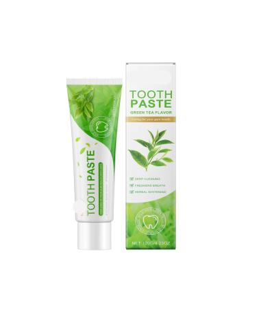 KLYso Green Tea Whitening Toothpaste - Gentle Cleaning Stain Removal & Enamel Protection for Sparkling Teeth(3PCS)