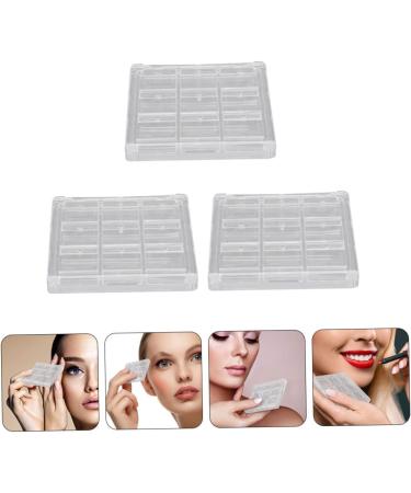 Balacoo 3pcs Boxes Eye Shadow Box Plastic Trays Profusion Empty Eyeshadow Organizer Cosmetic Travel Platen - Buy Online on GoSupps.com