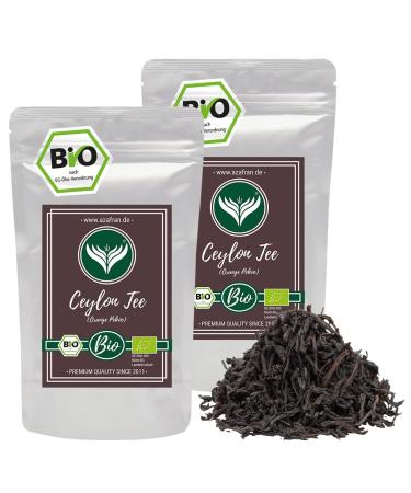 ORGANIC Ceylon Tea OP (Orange Pekoe) black tea from Sri Lanka black tea loose 500g - Buy Online on GoSupps.com