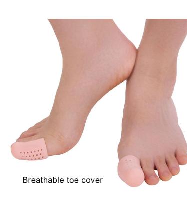 Dauerhaft Breathable Silicone Finger Toe Protector - Elastic Cover for Corns & Blisters - Ideal for Office Work - Buy Online on GoSupps.com