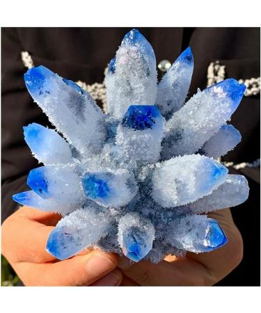 Crystal Rough New Find Sky Blue Phantom Quartz Crystal Cluster Specimen (Size : 400-500g) - Buy Online on GoSupps.com