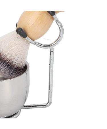 Premium 3-in-1 Shaving Brush Set for Men | Stainless Steel Bowl & Holder | Ideal for Home Salon Use - Buy Online on GoSupps.com