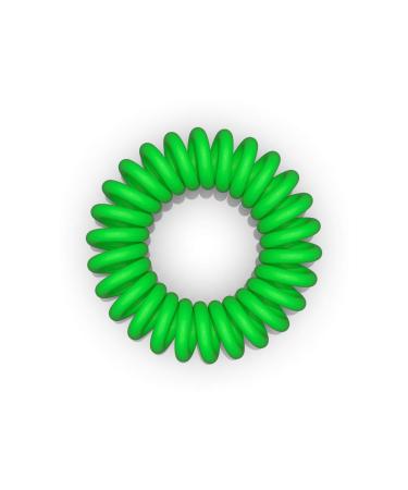 10 Set spiral hair tie - hair tie for less split and broken hair - hair tie spiral for fine hair parts - telephone cable spiral hair rubber green 3.5 cm 10 pieces (1 Pack) green - Buy Online on GoSupps.com