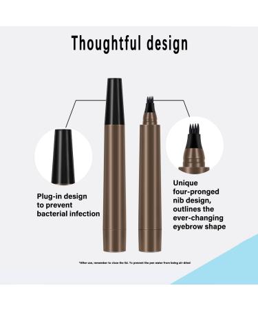 ObiPosay Black Waterproof Microblading Eyebrow Pencil - Smooth & Natural Cruelty-Free Formula (Black 5) - Buy Online on GoSupps.com