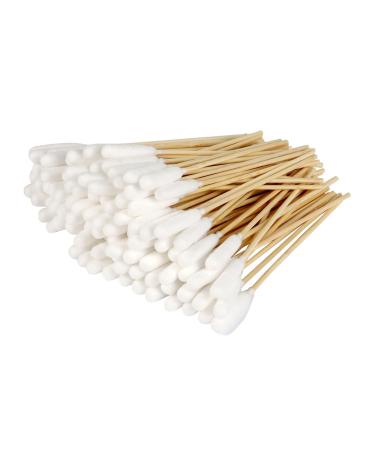Gefires 100 pieces cotton swabs for dogs cotton swabs ear cleaning ear cleaner mites dog dog ear cleaner dog ear mites cat suitable for pets dogs cats (6in) - Buy Online on GoSupps.com
