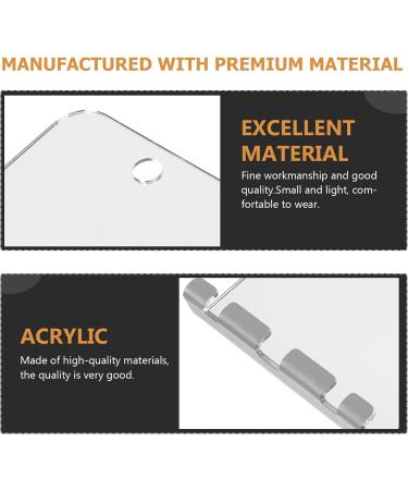 Frcolor Square Mirror Set - Bathroom Shaving Mirror with Razor Hook | Fog-Free Shower Mirror for Face & Cosmetics | Acrylic Travel & Home Use - Buy Online on GoSupps.com