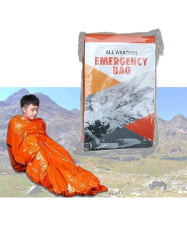 Lightweight Waterproof Emergency Sleeping Bag Bivy Sack - Thermal, Wear Resistant, Highly Reflective - Ideal for Camping, Hiking, Outdoor Adventures - Buy Online on GoSupps.com