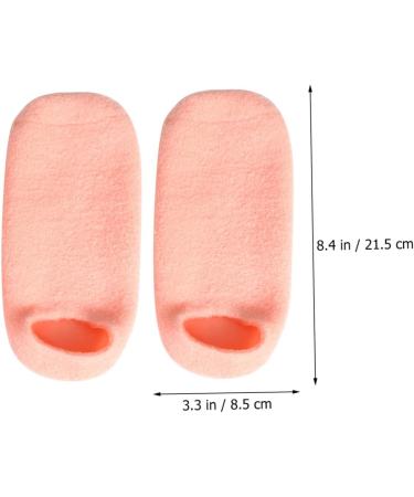 2 Pairs Spa Socks Lotion Socks Ankle Socks Womens Socks Anti Socks Heel Repair Anti-Crack Socks Cracked Heels Guard Moisture Socks Ladies Socks Orange Sock Moisturizing Boots - Buy Online on GoSupps.com