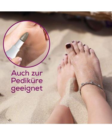 Beurer MP 44 Manicure/Pedicure Set - Electric Nail Care with 7 Attachments & LED Light - Pink - Includes Manual Nail Set & Storage Bag - Perfect for Home & Travel - Buy Online on GoSupps.com