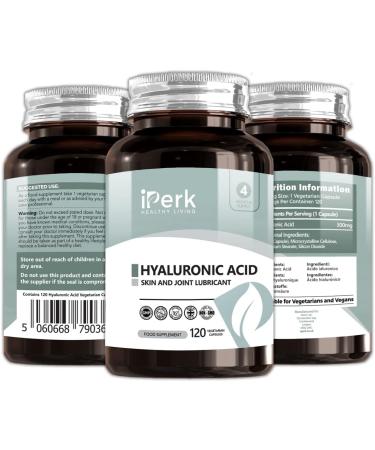 iperk Hyaluronic Acid 300mg | 120 Capsules | 4 Months Supply - Buy Online on GoSupps.com