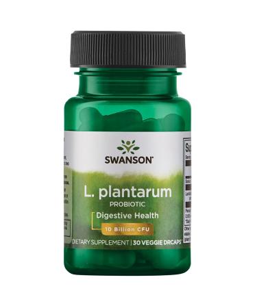 Swanson L. Plantarum - Digestive Supplement Promoting Gastrointestinal Balance & Bowel Regularity - Natural Formula to Help Reduce Bloating - (30 Veggie Capsules) 1