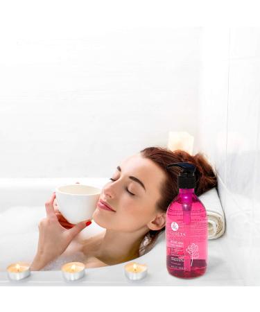 Luseta Rose Oil Body Wash for Women 16.9oz - Hydrating Shower Gel for Dry Skin - Sulfate & Paraben Free - Nourishing Essential Body Care for Itch, Ringworm, Yeast Infections, Skin Irritations - Buy Online on GoSupps.com
