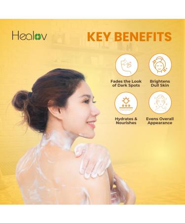 Kojic Acid Soap for Hyperpigmentation Kojic Papaya Skin Brightening Body Wash Turmeric Soap for Dark Spots, Acne Scars & Blemishes Brightening Face Cleanser Skincare for Radiant, Even Skin Tone - Buy Online on GoSupps.com