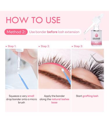 Eyelash Bonder & Sealer - 20ml Peach | Accelerate Adhesive Drying & Extend Hold for Extensions - Buy Online on GoSupps.com