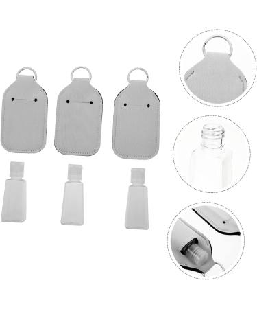 DRESSOOS 3 Sets Bottle Cover Heat Transfer Printing Keychain Bottle Container Keychain Cover for Bottle and Bottle Cover Heat Transfer Bottle Covers Protector Rubber White Outdoor Travel - Buy Online on GoSupps.com