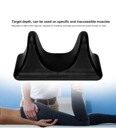 Psoas Muscle Release Tool - PSOASAS PSOAS-MASSAKER Massage Tool for Knee Thigh Back & Veal - Pain Relief & Muscle Relaxation (Black) - Buy Online on GoSupps.com