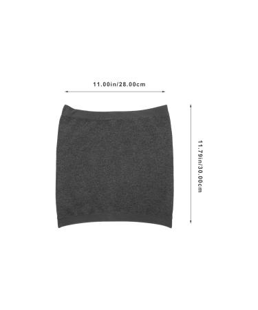 Gatuida Waist Belt Wrap - Lumbar Support & Winter Waist Warmer | Soft Abdominal Protector in Grey - Buy Online on GoSupps.com