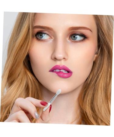 minkissy Facial Tools 2 Sets Lip Gloss Brush Face Tools Lip Applicator Wands Eyeshadow Makeup Brush Lip Care Applicator Make up for Face White Silica Gel Miss Eye Shadow Brush - Buy Online on GoSupps.com