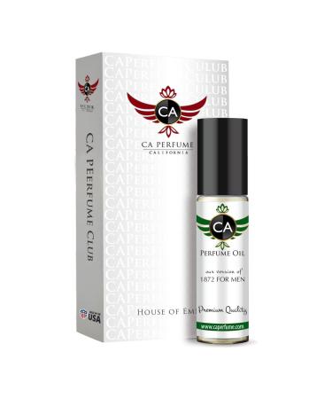 CA Perfume Impression of Cliff Christie 1872 For Men Cologne Perfume Body Oil Roll-On 0.33 Fl Oz/10ml