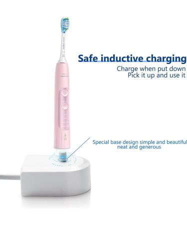 Charger Base for Philips Sonicare Electric Toothbrush | Compatible with HX6100, HX3000, HX6000, HX8000, HX9000 Series | Travel Charger for Protective Clean 4100, 5100, 5300 Series - Buy Online on GoSupps.com