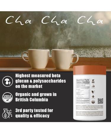 Pacific Rim Mushrooms Cha Cha Cha | Organic Ceremonial Cacao Chai Spices & Active 8 Functional Mushrooms Blend | Perfect Coffee Substitute for Energy Focus & Immunity | Reishi Maitake Lion's Mane Chaga Cordyceps Shiitake Turkey Tail Himematsutake - Buy Online on GoSupps.com
