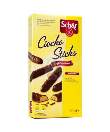 Sch r Schar Gluten Free Chocolate Fingers 150g (Pack of 4)