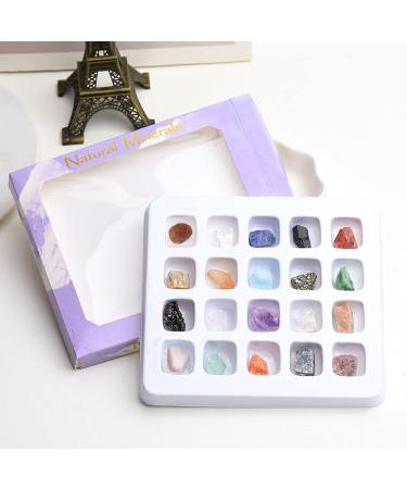 20pcs Beginner's Crystal Variety Set for Chakra Balancing and Reiki Healing - Tumbled Gemstones for Meditation and Energy Healing - Buy Online on GoSupps.com