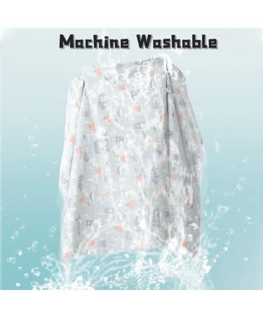 Buy 100% Cotton Breastfeeding Cover | Kamhbe Gray-Forest Privacy Scarf with Breathable Mesh - 100x70 cm - Buy Online on GoSupps.com
