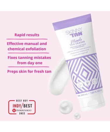 Skinny Tan Self-Tan Eraser - 7.03 oz Cream for Old Tan Removal and Skin Exfoliation - Buy Online on GoSupps.com