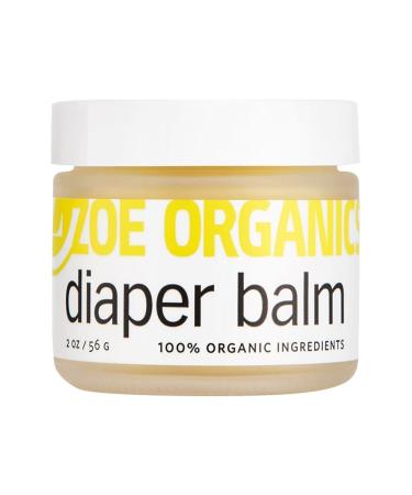 Zoe Organics - Diaper Balm  Protects Baby s Sensitive Skin from Moisture and Bacteria  Soothes and Treats Diaper Rash  Helps Prevent Rashes  Goes on Clear (2 Ounces)