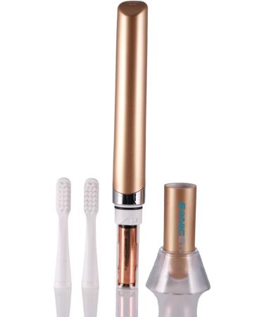Buy HI-928 Metallic Gold Electric Toothbrush - Portable Travel Size | Best International Shipping - Buy Online on GoSupps.com