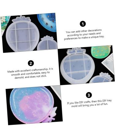 Hohopeti 1pc Strawberry Silicone Mold Folding Chairs Home Diy Mold White Epoxy Resin Household White 18.3X22CM - Buy Online on GoSupps.com
