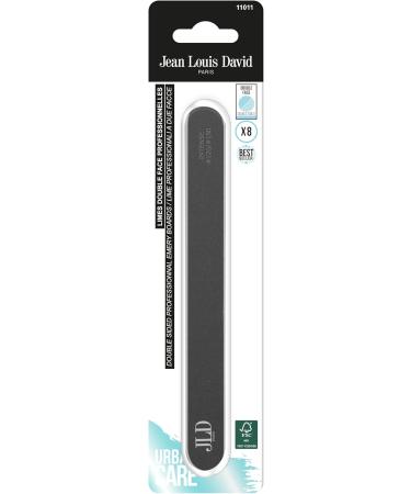 Jean Louis David - Set of 8 Nail Files - FSC Wood - for Filing Shortening and Shaping Nails - Random Colours - Buy Online on GoSupps.com
