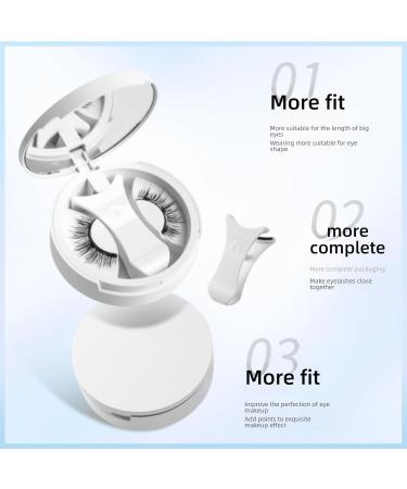 tozaas Glume Magnetic Lash Set Glume Magnetic Eyelashes Double Sided Magnetic Eyelashes Magnetic Eyelashes Natural Look Magnetic Eyelashes Kit Magnetic Eye Lashes With Clamp (3PCS) - Buy Online on GoSupps.com