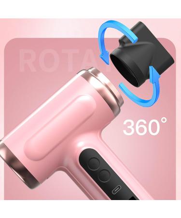 Cordless Hairdryer-15000mAh High Performance Airflow Multiplier Hairdryer-Portable USB Rechargeable Hot/Cold Hairdryer for Travelling Camping Home (White) - Buy Online on GoSupps.com