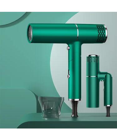 1800W Professional Ionic Hair Dryer | Fast Drying Compact & Folding Blow Dryer for Travel Salon & Family Use - Green - Buy Online on GoSupps.com