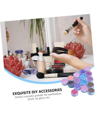 SEWACC 16pcs Eyeshadow Glitter Pigment Nail Polish Powder Nail Art Powder Eye Shadow Flash Nail Powder As Shown 16pcs - Buy Online on GoSupps.com