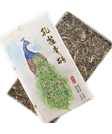 1000g th Paon Puerh brut Th vert Kong Que Qing Zhuan Shen Puer Brique de th