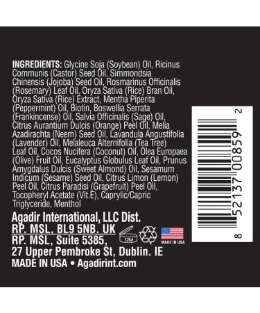 Agadir Rosemary & Rice Water Hair Scalp Strength Oil - Nourish & Strengthen Hair | 2 oz | International Shipping - Buy Online on GoSupps.com