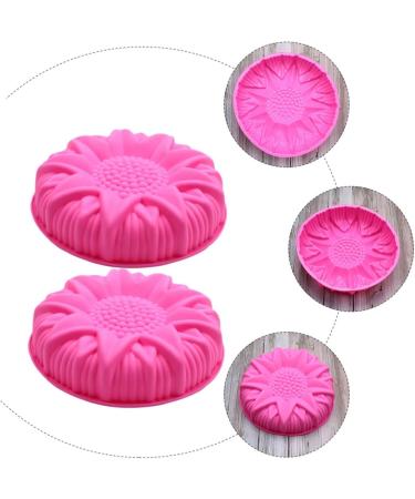 Zerodeko 2pcs Sunflower Mold Cake Pan Silicone Molds DIY Silicone Mold DIY Baking Mold Candy Accessories - Buy Online on GoSupps.com