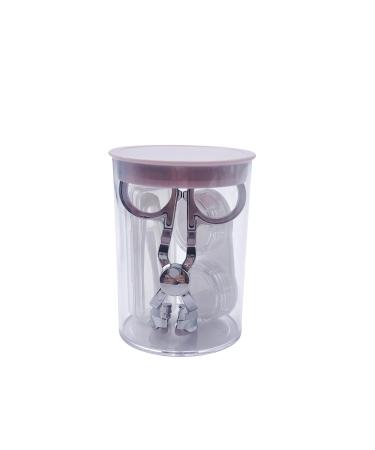 Contact Lens Wearing Aids Portable Contact Lens Eyelid Stretcher Color Contact Lens Wearing Tool With Insert or Remove Tool+Tweeers Portable Contact Lens Case CW0748 violet