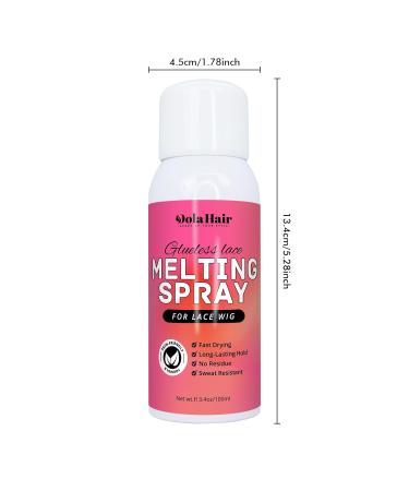 Dolahair Lace Melting and Holding Spray for GlueLess Wig Hair Adhesive for Wigs Wig Spray Medium Hold Edge and Hairline Protect Wig Spray Glue Spray Wig Melting Spray Lace Bond Spray - Buy Online on GoSupps.com