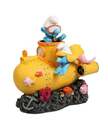 Aqua della figure under water 15.8 x 10.8 x 16 cm very detailed and made from polyester resin non-toxic and pH-neutral for sweet and seawater aquariums underwater