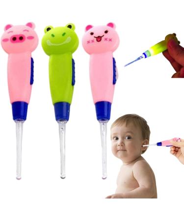 3Pcs Ear Wax Removal for Kids with LED Light Detachable Cute Cartoon Ear Cleaner with Light for Easy Access 6x3in - Buy Online on GoSupps.com