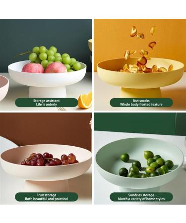 Fruit Bowls Round Drain Fruit Dish Fruit Basket Modern Style Container for Kitchen Counter Table Centerpiece Decorative Home Decor Fruit Basket (Color : White) - Buy Online on GoSupps.com