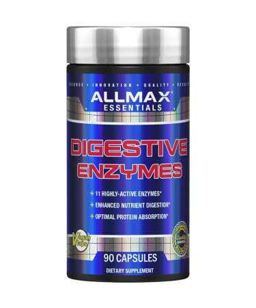 ALLMAX Nutrition Digestive Enzymes + Protein Optimizer 90 Capsules