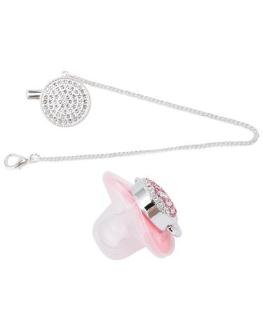 Shop Bling Bling Baby Pacifier - Rhinestone Crown BPA-Free Silicone Size M for 6-18 Months (Pink) - Buy Online on GoSupps.com