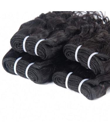 10A Grade Brazilian Water Wave 8 Inch 50g/pc Human Hair Weave - Pack of 4 - Buy Online on GoSupps.com