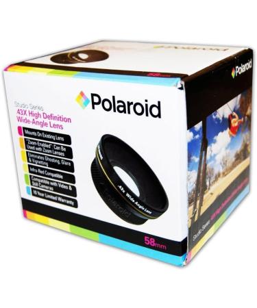 Polaroid Studio Series .43X HD Wide Angle Lens 58mm - Enhance Your Photography Results - Buy Online on GoSupps.com