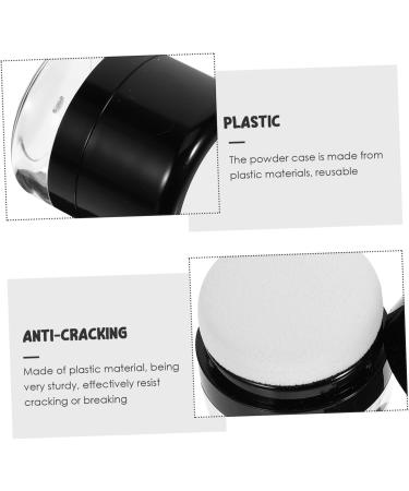 FOMIYES Loose Powder Butter Makeup Powder Body Powder Empty Powder Jar Unkempt Travel Bracket Make up - Buy Online on GoSupps.com